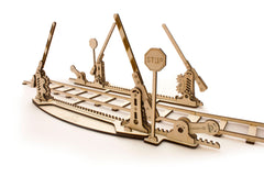 UGEARS Set of Rails with Crossing wooden model kit