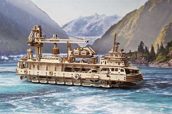 The epitome of every research trip, the research ship!