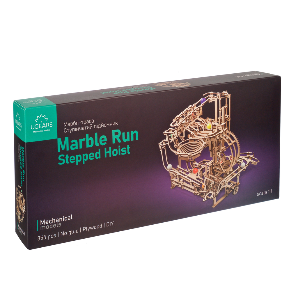 Murmel-Stufenbahn – Verpackung