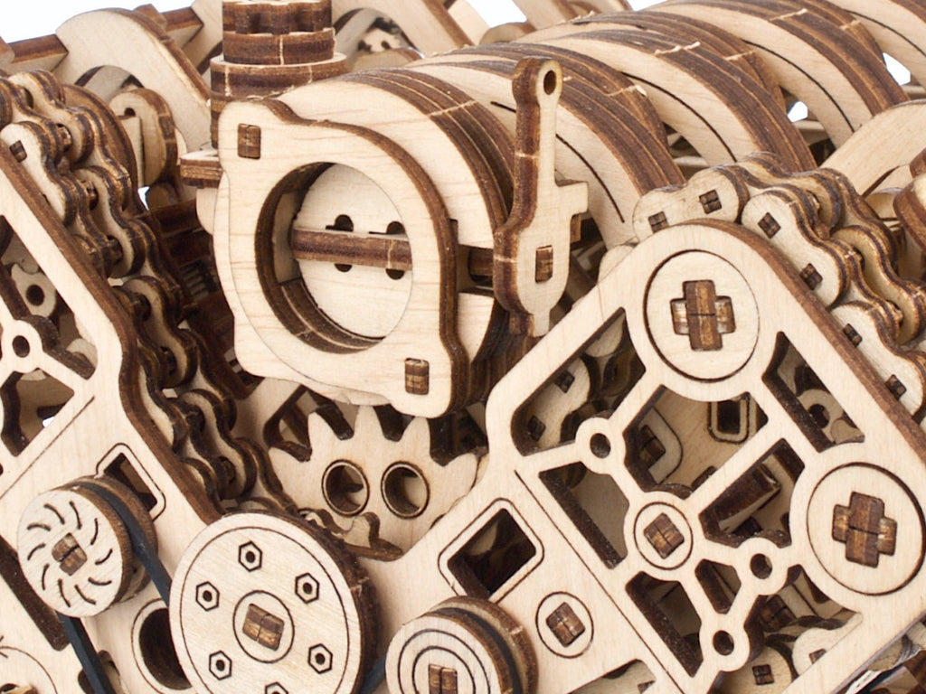 V8-Motor – Detailaufnahme