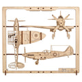 UGEARS Kampfflieger 2,5D-Holzpuzzle