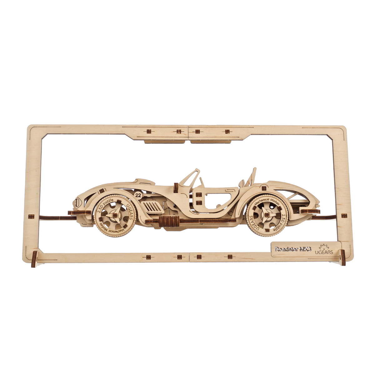 UGEARS Roadster MK3 2,5D-Holzpuzzle