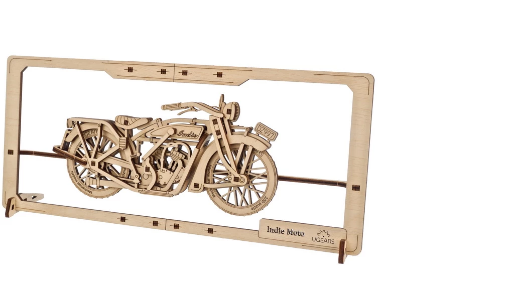 UGEARS Indie Moto 2,5D-Holzpuzzle