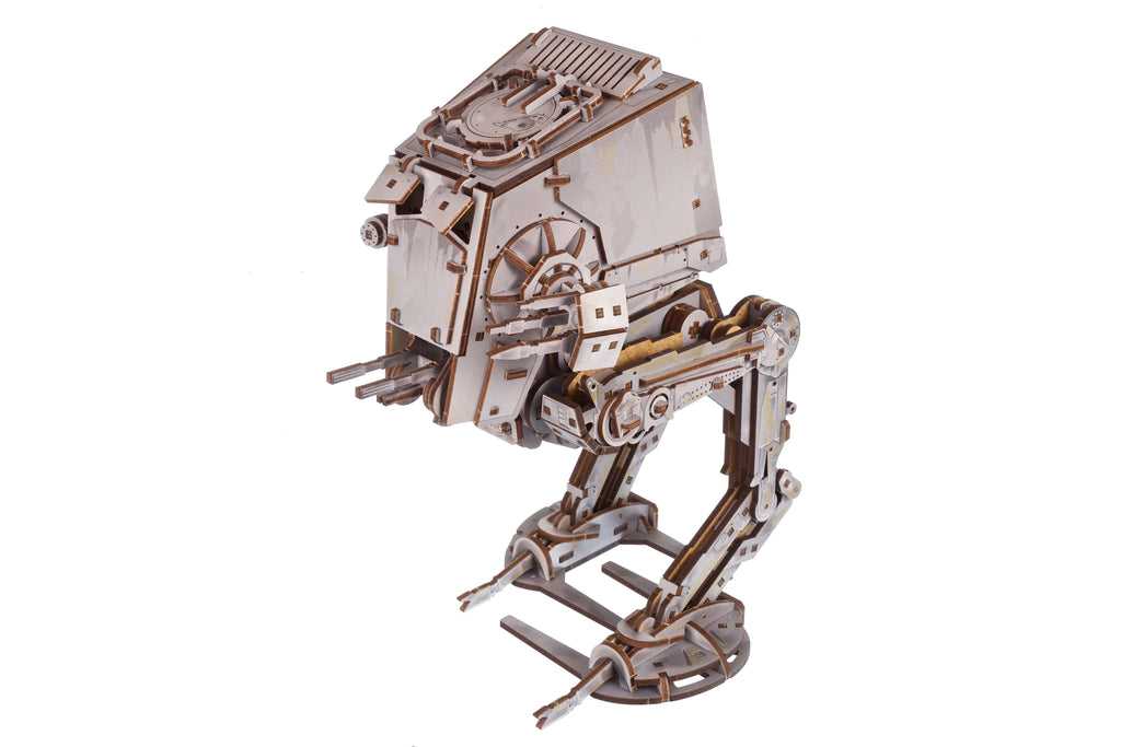 Wooden AT-ST Walker on two legs