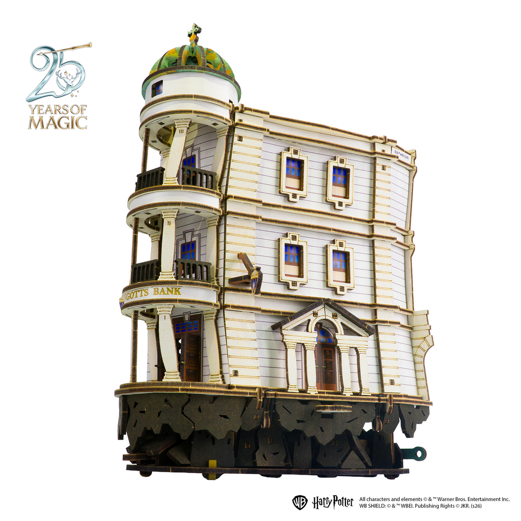 UGEARS Gringotts Bank Murmelbahn Holzbausatz