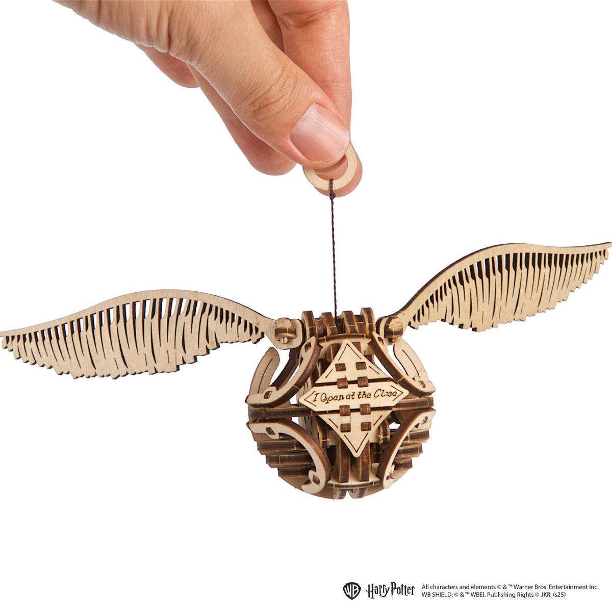 Modellbausatz Goldener Schnatz™ – in der Hand