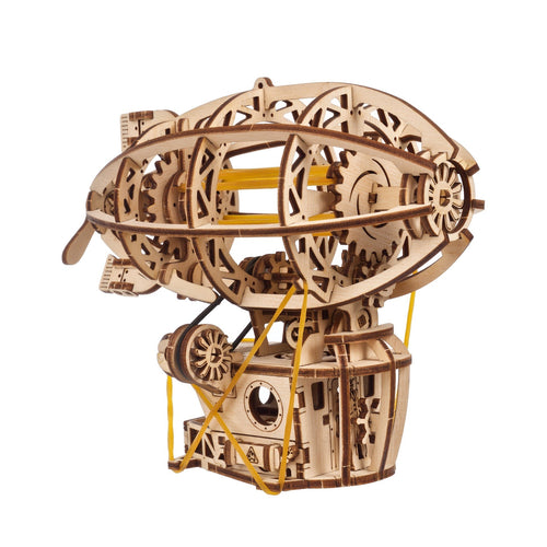 Wooden Steampunk Airship with gondola