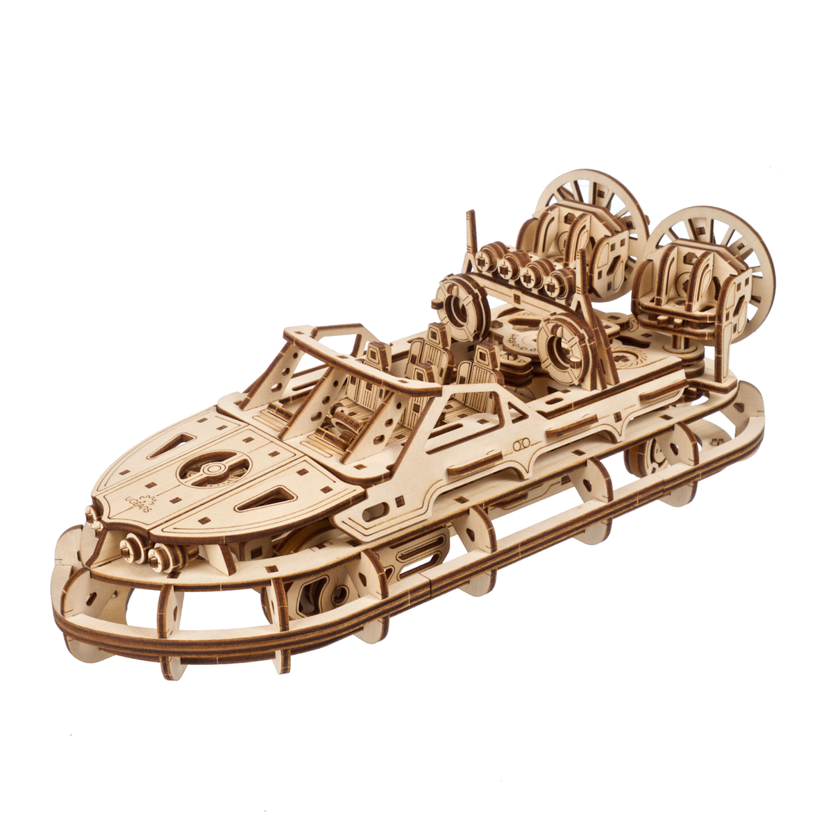 UGEARS Luftkissenboot für Rettungseinsätze Holzbausatz