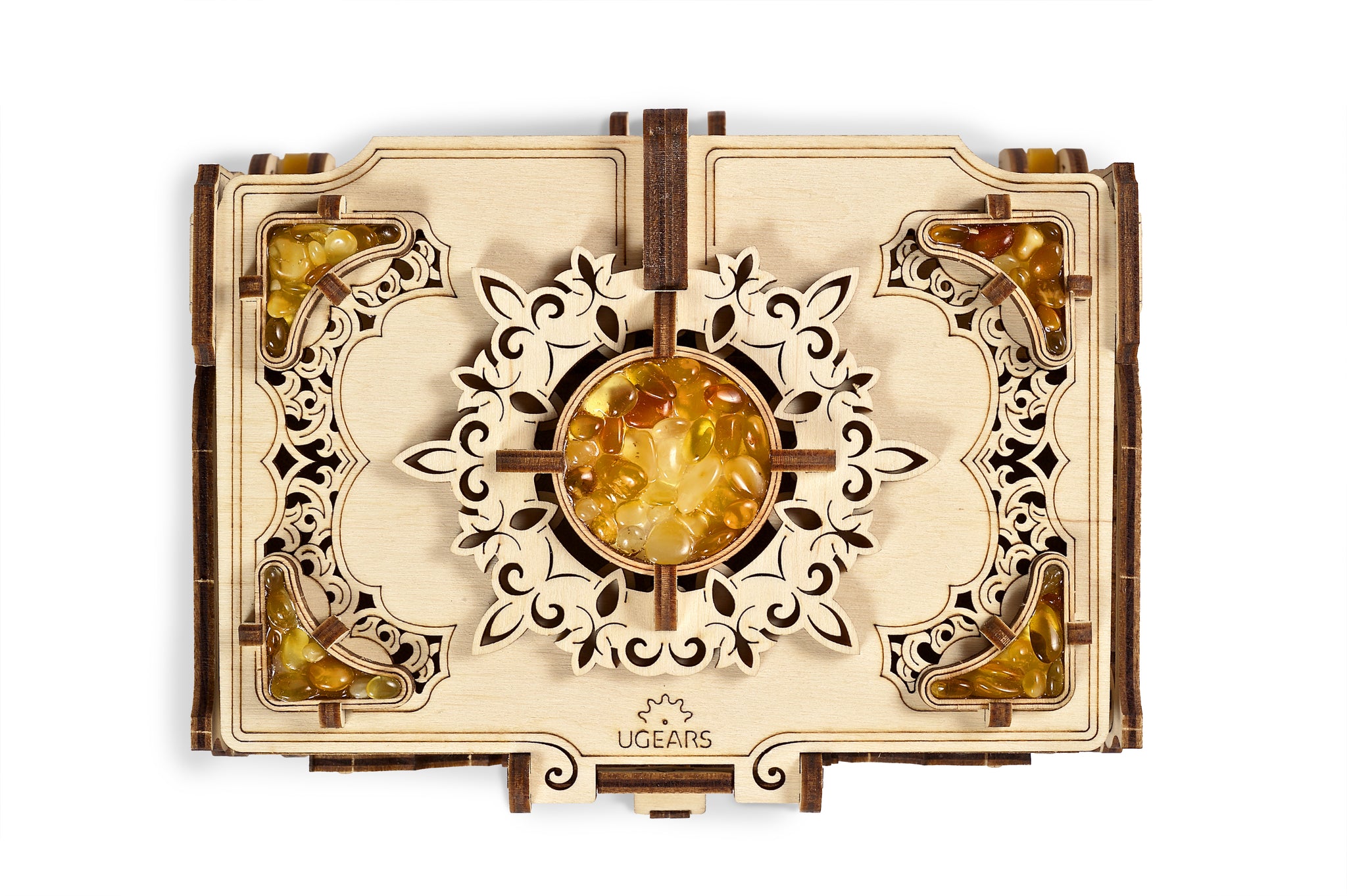 bernstein aufbewahren Ugears Bernstein Box, 3D Holzpuzzle, Mechanischer Modellbausatz – Ligna Arts OHG