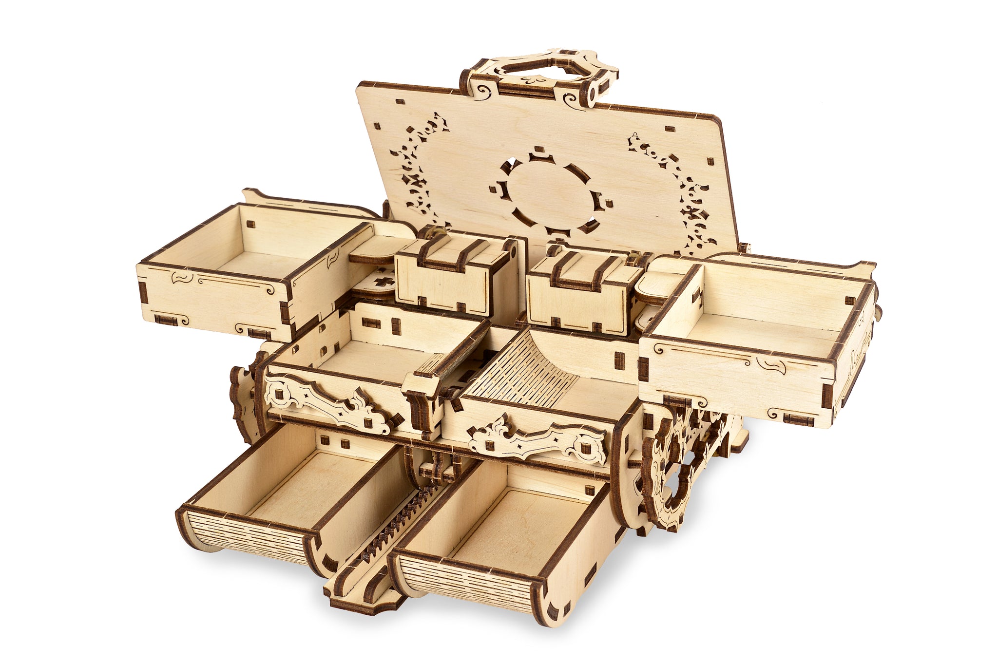 bernstein aufbewahren Ugears Bernstein Box, 3D Holzpuzzle, Mechanischer Modellbausatz – Ligna Arts OHG