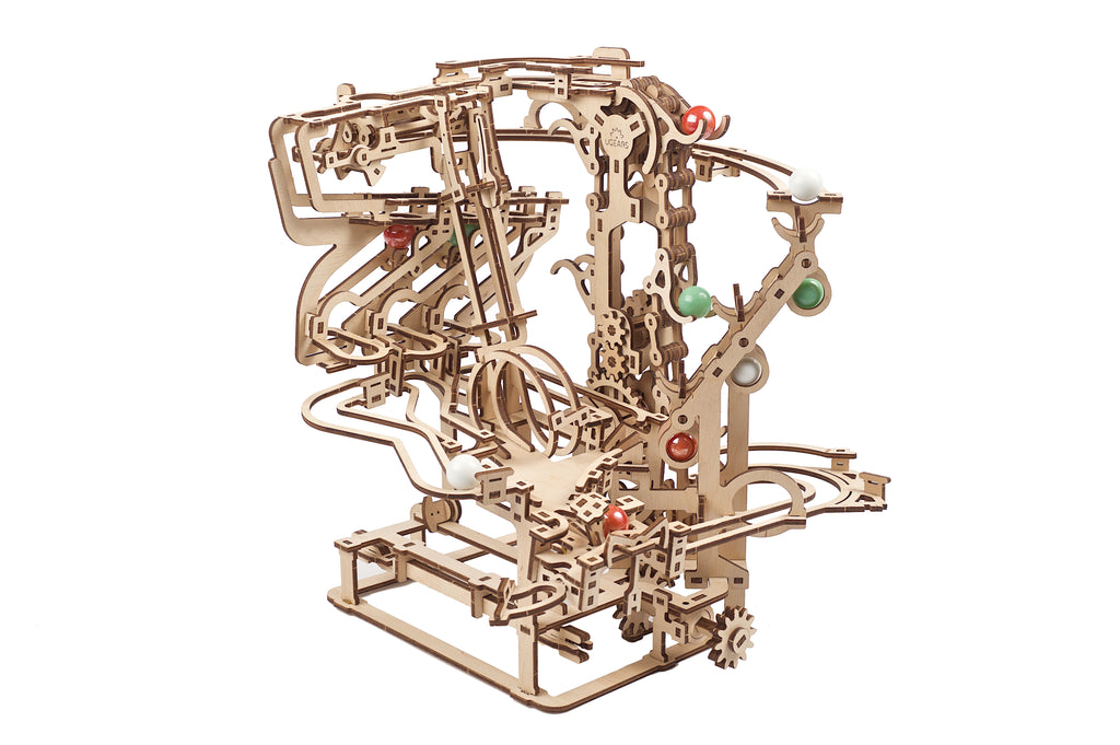UGEARS Murmel-Kettenbahn Holzbausatz