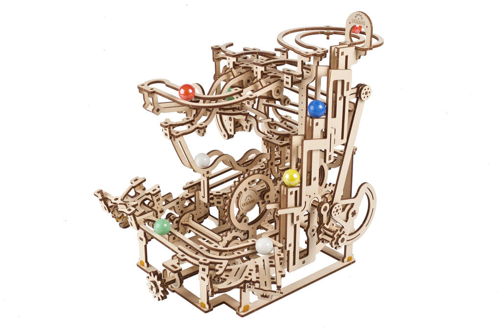 UGEARS Marble Run Tiered Hoist wooden model kit