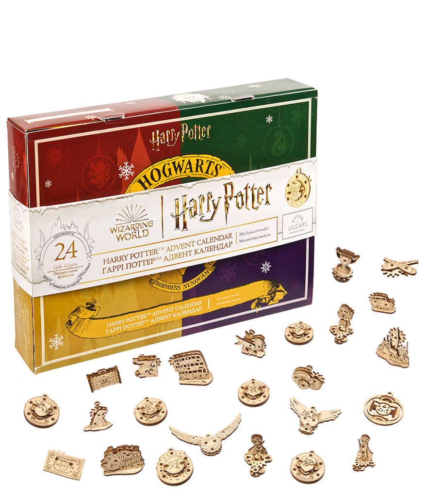 UGEARS Harry Potter Adventskalender mit Holzmodellen