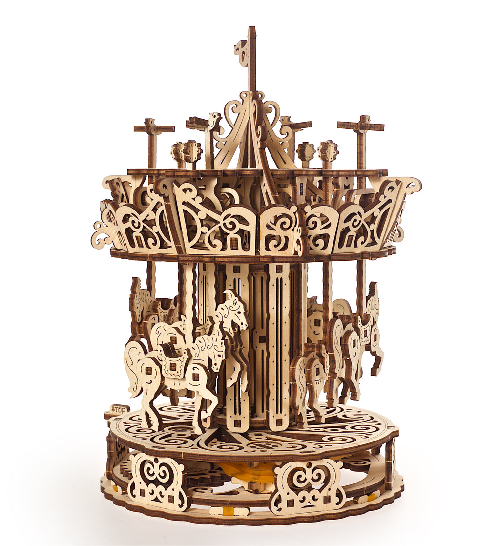 UGEARS Carousel wooden model kit