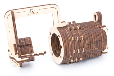 KOMBINATIONSSCHLOß - aufgebautes Modell