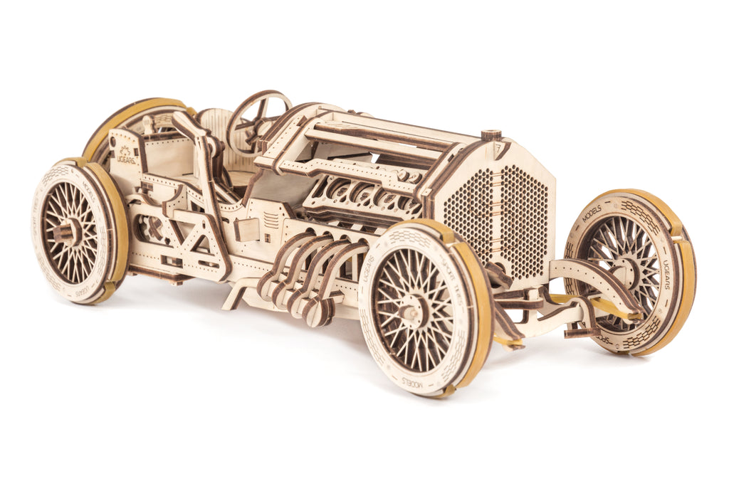 UGEARS U-9 Grand Prix Car wooden model kit