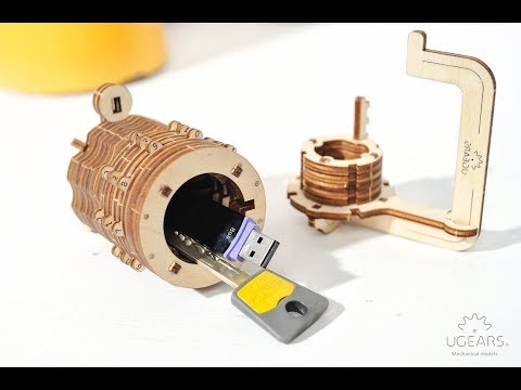 KOMBINATIONSSCHLOß - aufgebautes Modell